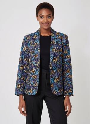 Blazer manches longues noir LA FIANCÉE femme