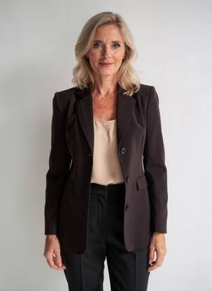 Blazer poches noir GUY DUBOUIS femme