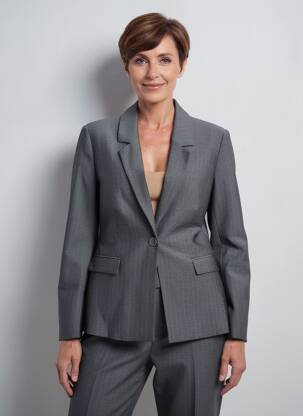 Blazer poches gris JULIE GUERLANDE femme