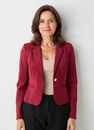 Blazer poches rouge GREGORY PAT femme
