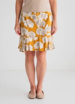 Jupe courte poches jaune VOODOO femme