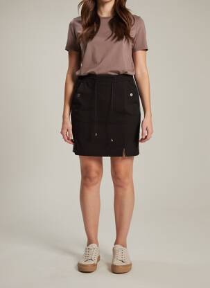 Jupe courte poches noir VOODOO femme