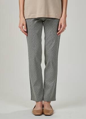 Pantalon slim taille normale taille normale noir GUY DUBOUIS femme