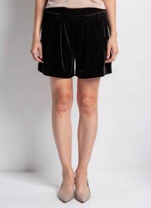 Short taille normale taille normale noir ZARA femme
