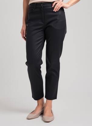 Pantalon 7/8 taille haute taille haute noir B.YOUNG femme