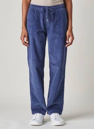 Pantalon droit taille élastique taille normale bleu FRENCH DISORDER femme