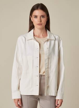Veste casual coupe droite beige COUTURIST femme