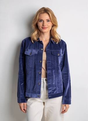 Veste casual poches bleu COUTURIST femme