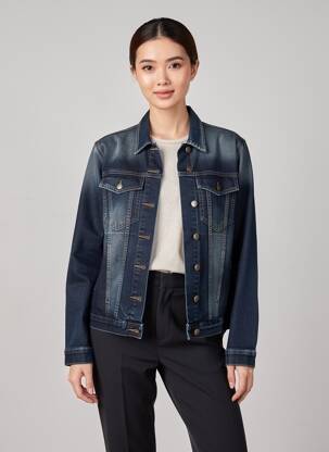 Veste casual poches bleu COUTURIST femme