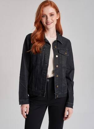 Veste casual poches noir COUTURIST femme