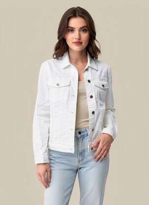 Veste casual poches blanc COUTURIST femme