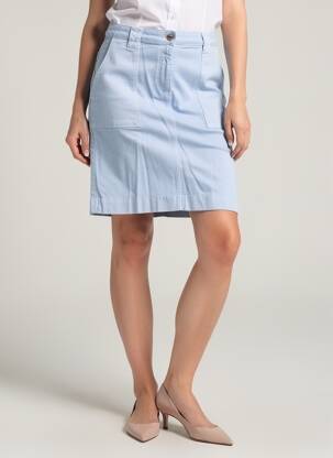 Jupe courte poches bleu COUTURIST femme