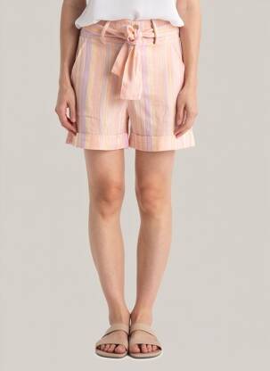 Short coupe droite rose COUTURIST femme