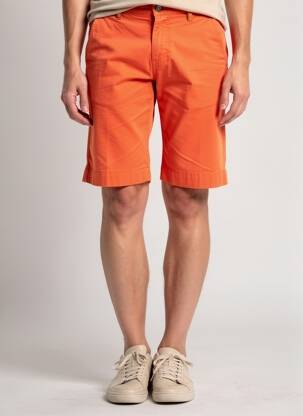 Bermuda taille à pinces taille normale orange COUTURIST femme