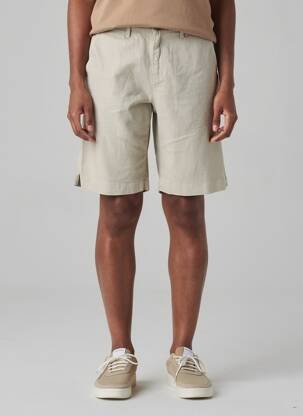 Bermuda taille à pinces taille normale beige COUTURIST femme