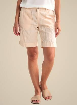 Bermuda taille à pinces taille normale rose COUTURIST femme