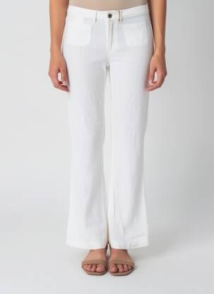 Pantalon flare blanc COUTURIST femme