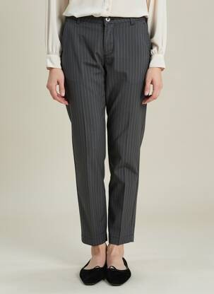 Pantalon chino taille basse taille basse noir COUTURIST femme