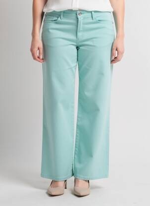 Pantalon droit stretch taille normale bleu COUTURIST femme