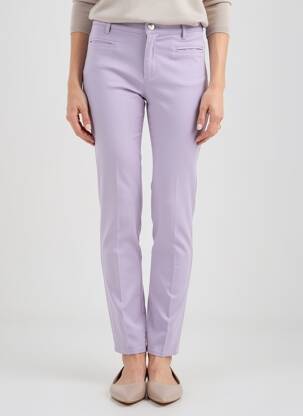 Pantalon slim stretch taille normale violet COUTURIST femme
