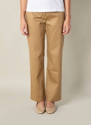 Pantalon flare taille normale taille normale marron COUTURIST femme