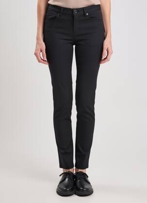 Pantalon slim taille haute taille haute noir GARCIA femme