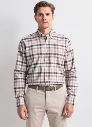 Chemise manches longues poches gris MISE AU GREEN homme