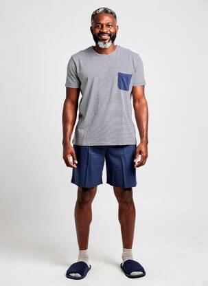 Pyjashort stretch bleu HOM homme