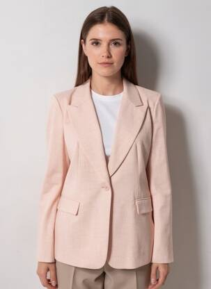 Blazer poches rose ATTENTIF femme