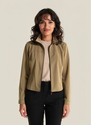 Veste casual poches vert LA GAZZETTA femme