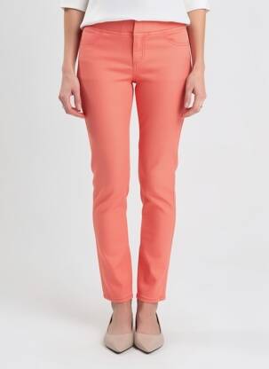 Jegging stretch taille normale orange KANOPE femme