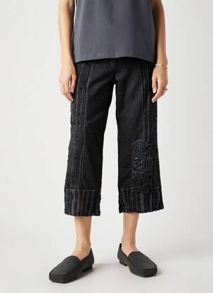 Pantacourt coupe droite taille normale gris FILLE DES SABLES femme