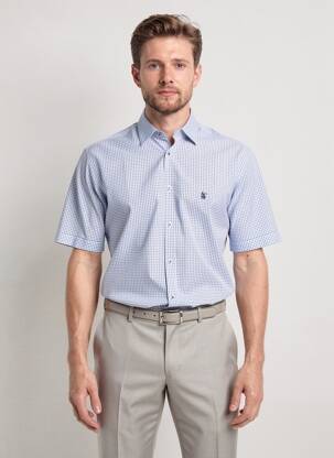 Chemise manches courtes poches bleu BANDE ORIGINALE homme