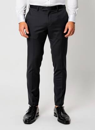 Pantalon slim taille à pinces taille normale noir HAROLD homme