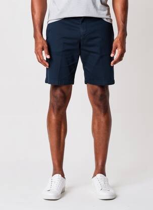 Bermuda taille à pinces taille normale bleu PETER COFOX homme