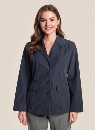 Blazer poches bleu FASHION femme