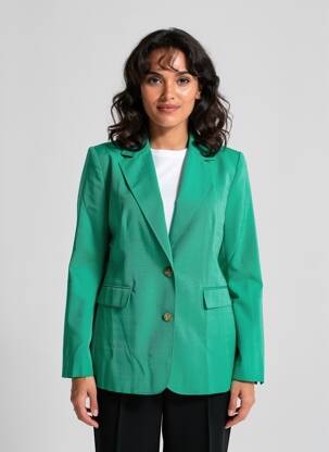 Blazer poches vert MORGAN femme