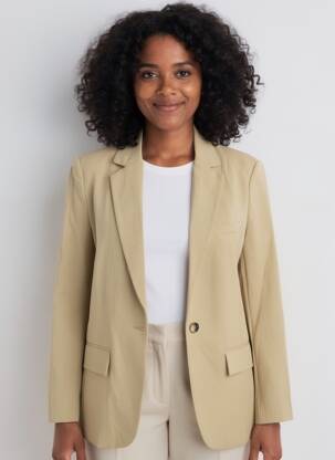 Blazer poches beige MORGAN femme