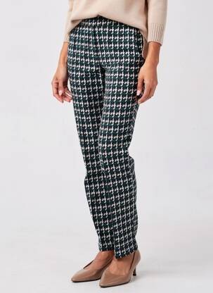 Pantalon slim taille élastique vert LCDN femme
