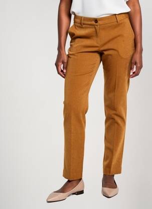 Pantalon slim poches marron BARILOCHE femme
