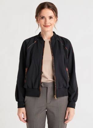 Veste casual poches noir AUBADE femme