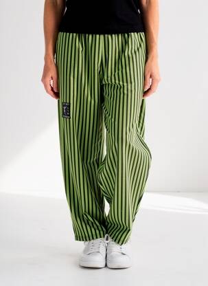 Pantalon large poches taille normale vert BODYBULDING femme