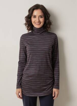 T-shirt manches longues manches longues noir KOZAN femme