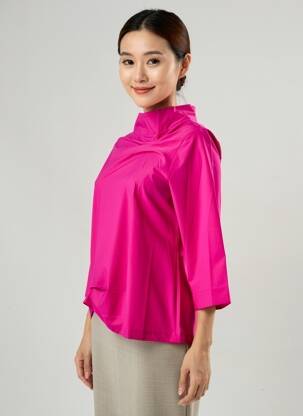 Top manches longues manches longues rose KOZAN femme