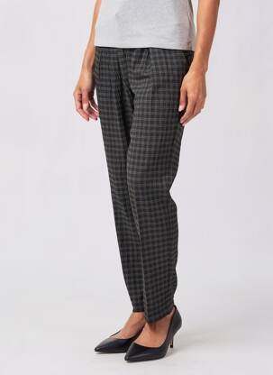 Pantalon slim taille élastique taille normale gris GERSHON BRAM femme