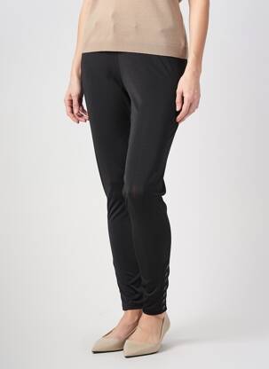Legging tissage jersey taille normale noir KOZAN femme