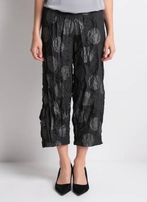 Pantalon 7/8 stretch taille normale gris KOZAN femme