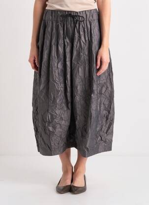 Jupe longue taille normale gris AMMA femme