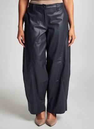 Pantalon large fermeture zippée sous rabat boutonné taille normale gris MES SOEURS ET MOI femme
