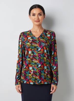 Top manches longues manches longues noir AGATHE & LOUISE femme